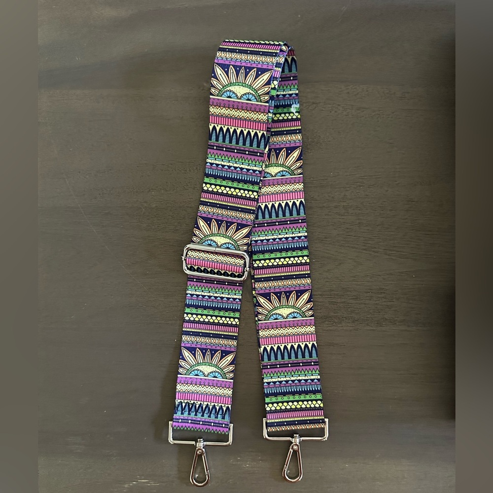 Colorful Patterned Bag Crossbody Strap NEW